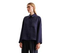 Seidensticker Damen Hemdbluse - Fashion Bluse - Regular Fit - Hemdblusenkragen - Langarm - Kurzarm - Leinen-Viskosemischung