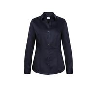 Hemdbluse SEIDENSTICKER "Schwarze Rose", Damen, Gr. 4XL (48), schwarz, 100% Baumwolle, unifarben, slim fit, ohne Ausschnitt, Blusen Hemdbluse, 1/1 Kragen Uni (31934965-48) schwarz