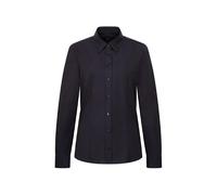 Klassische Bluse Uni Schwarz XL (60.852128-0039-XL)
