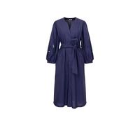 Seidensticker Damen Kleid Regular 7/8 Stehkragen 65% Baumwolle 35% Leinen/Flachs