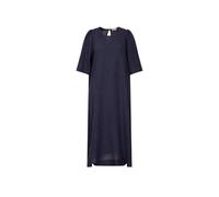 Seidensticker Damen Kleid Regular Kurzarm ohne Kragen 100% Leinen/Flachs