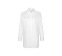 Oversized Hemdbluse aus Baumwollsatin Weiß 48 (60.850094-0001-48)