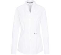 Seidensticker Damen Popeline Bluse mit Kelchkragen langarm 118201 white 36