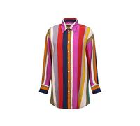 Seidensticker Damen Regular Fit Langarm Bluse, Blau, 50 Große Größen EU