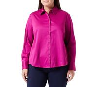 Seidensticker Damen Regular Fit Langarm Bluse, Magenta, 46