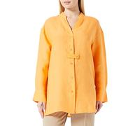 Seidensticker Damen Regular Fit Langarm Bluse, Orange, 44