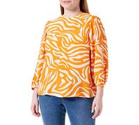 Seidensticker Damen Regular Fit Langarm Bluse, Orange, 44