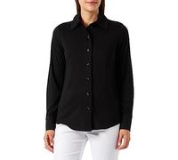 Seidensticker Damen Regular Fit Langarm Bluse, Schwarz, 34 EU