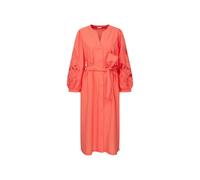 Sommerkleid SEIDENSTICKER "Schwarze Rose", Damen, Gr. S (36), Normalgrößen, rosa (rosa, pink), 65% Baumwolle 35% Leinen/Flachs, unifarben, regular fit, Rundhals, Halbarm, Kleider, 7/8-Arm Rundhals Uni
