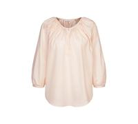 Seidensticker Damen Shirtbluse - Fashion Bluse - Regular Fit - Rundhalsausschnitt - 3/4-Arm - 100% Baumwolle