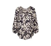 Seidensticker Damen Shirtbluse - Fashion Bluse - Regular Fit - Rundhalsausschnitt - 3/4-Arm - 100% Viskose