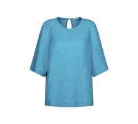 Seidensticker Damen Shirtbluse - Fashion Bluse - Regular Fit - Rundhalsausschnitt - Kurzarm - 100% Leinen