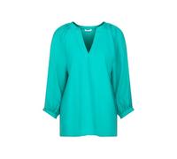 Seidensticker Damen Shirtbluse Oversized 3/4 ohne Kragen 88% Modal 12% Polyester