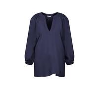 Tunika SEIDENSTICKER "Schwarze Rose", Damen, Gr. 44, blau (marineblau), 88% Modal, 12% Polyester, unifarben, Tuniken (93771126-44) marineblau