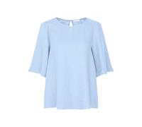 Seidensticker Damen Shirtbluse Regular 1/2 ohne Kragen 100% Leinen/Flachs