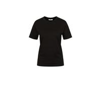 T-Shirt SEIDENSTICKER "Schwarze Rose", Damen, Gr. S, schwarz, 100% Baumwolle, unifarben, regular fit, Rundhals, Shirts T-Shirt, 1/2 Rundhals Uni (36715805-S) schwarz