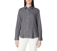 Seidensticker Damen Women Regular Longsleeve Cotton Bluse, Grau(080604), 44 EU