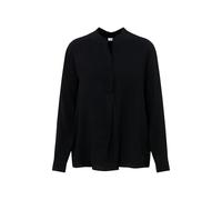 Seidensticker Bluse mit Tunikakragen in Black, Größe 46