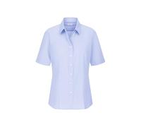 Hemdbluse SEIDENSTICKER, Damen, Gr. S (36), blau (hellblau), 100% Baumwolle, unifarben, regular fit, ohne Ausschnitt, ohne Bündchen, Blusen Hemdbluse, 1/2 Kragen Uni (16817524-36) hellblau