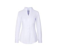 Klassische Bluse SEIDENSTICKER, Damen, Gr. XL (42), blau (hellblau), 100% Baumwolle, unifarben, slim fit, ohne Ausschnitt, Blusen, 1/1 Kragen Uni (16180816-42) hellblau