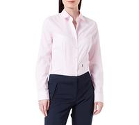 Seidensticker Damen Women Slim Longsleeve Cotton Bluse, Rosa(080613), 36 EU