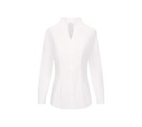 Seidensticker Damen Women Slim Longsleeve Cotton Bluse, Weiß(080644), 40 EU