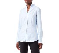 Seidensticker Damen Women Slim Longsleeve Cotton Bluse, Weiß(080644), 44 EU