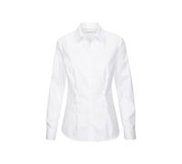 Seidensticker Damen Women Slim Longsleeve Cotton Bluse, Weiß(080645), 38 EU