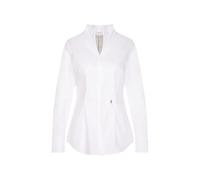 Seidensticker Damen Women Slim Longsleeve Cotton Bluse, Weiß, 44 EU