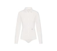 Klassische Bluse SEIDENSTICKER, Damen, Gr. L40, weiß, 96% Baumwolle, 4% Elasthan, unifarben, slim fit, ohne Ausschnitt, Blusen, 1/1 Kragen Uni (12292544-40) weiß
