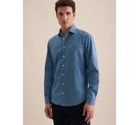 Seidensticker Denimhemd Herren Regular Fit Baumwolle blau, 43
