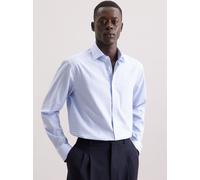 Seidensticker Flanellhemd Herren Comfort Fit Baumwolle hellblau, 47