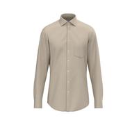 Seidensticker Flanellhemd Herren Regular Fit Baumwolle beige, 43