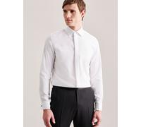 Bügelfreies Struktur Smokinghemd in Slim mit Kentkragen Uni 33093 43 (01.656914-0001-43)