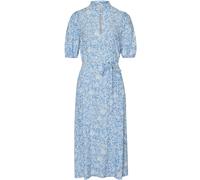 Seidensticker Halbarm-Kleid mit Rüschenkragen Hellblau (Größe: 38) 38 blau