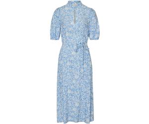 Seidensticker Halbarm-Kleid mit Rüschenkragen Hellblau (Größe: 38) 38 blau