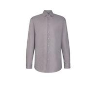 Seidensticker Hemd Herren Comfort Fit Langarm Baumwolle braun, 43