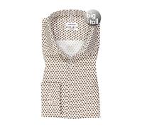 Seidensticker Hemd Herren Comfort Fit Langarm Baumwolle beige, 46