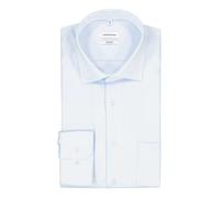 Seidensticker Hemd Herren Comfort Fit Langarm Baumwolle blau, 40