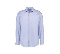 Businesshemd SEIDENSTICKER "Schwarze Rose", Herren, Gr. XXL (46), normale Ärmellängen, blau (mittelblau), 100% Baumwolle, gestreift, comfort fit, 2-Knopf-Manschette, Hemden, Comfort 1/1 Kentkragen Ges