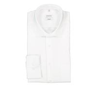 Seidensticker Hemd Herren Comfort Fit Langarm Baumwolle weiß, 43