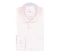 Seidensticker Hemd Herren Comfort Fit Langarm Kent-Kragen Baumwolle rosa, 44