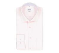 Seidensticker Hemd Herren Comfort Fit Langarm Kent-Kragen Baumwolle rosa, 46