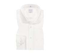 Seidensticker Hemd Herren Regular Fit Extra langer Arm Kent weiß, 46