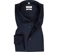 Seidensticker Hemd Herren Regular Fit Langarm Baumwolle blau, 41