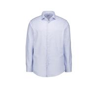 Seidensticker Hemd Herren Regular Fit Langarm Baumwolle blau, 45