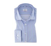 Seidensticker Hemd Herren Regular Fit Langarm Baumwolle blau, 46