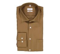 Seidensticker Regular Fit Hemd nougat, Einfarbig