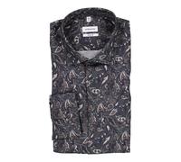 Seidensticker Hemd Herren Regular Fit Langarm Baumwolle grau, 42