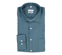 Seidensticker Hemd Herren Regular Fit Langarm Baumwolle grün, 42